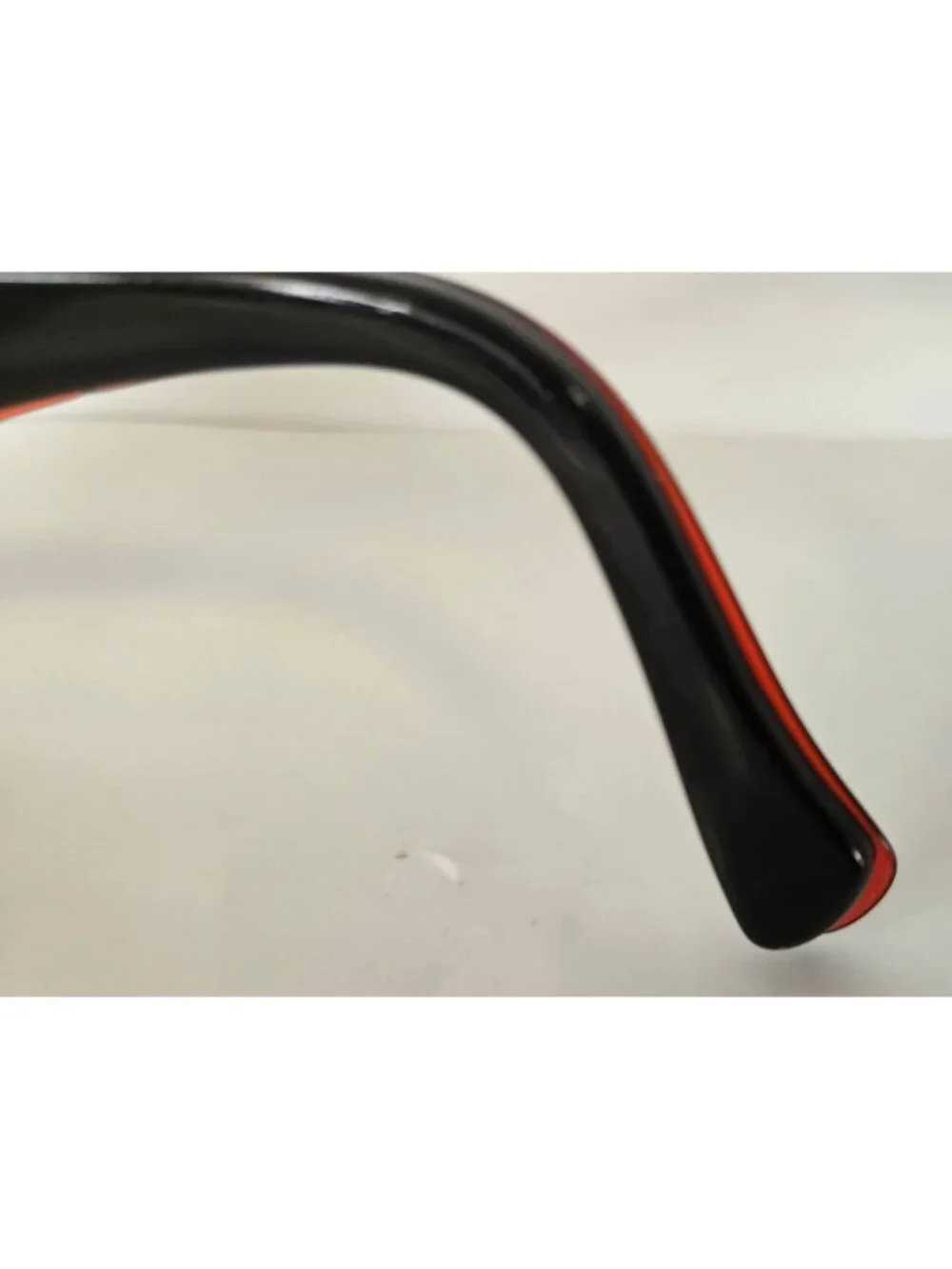 Vintage Handcrafted In France Face a Face Samba Black And Red Rx Sunglasses
